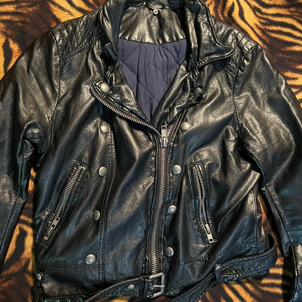 Free People Motorcycle Jacket - Picture 3 of 4